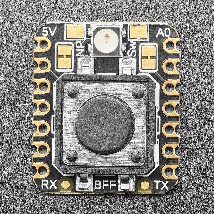 Adafruit IoT Button with NeoPixel BFF Add-On for QT Py and Xiao - Image 3