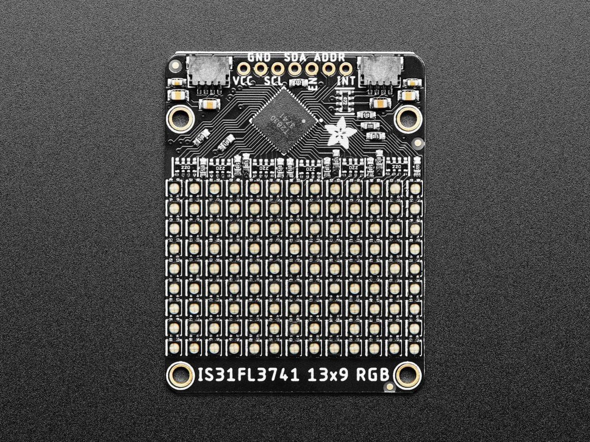 Adafruit IS31FL3741 13x9 PWM RGB LED Matrix Driver (STEMMA QT / Qwiic) - Image 2