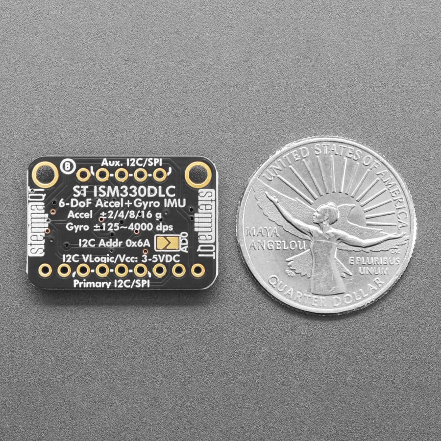 Adafruit ISM330DHCX - 6 DoF IMU - Accelerometer and Gyroscope - Image 5