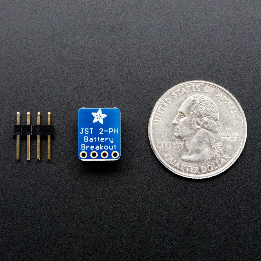 JST-PH 2-Pin SMT Right Angle Breakout Board - Image 4