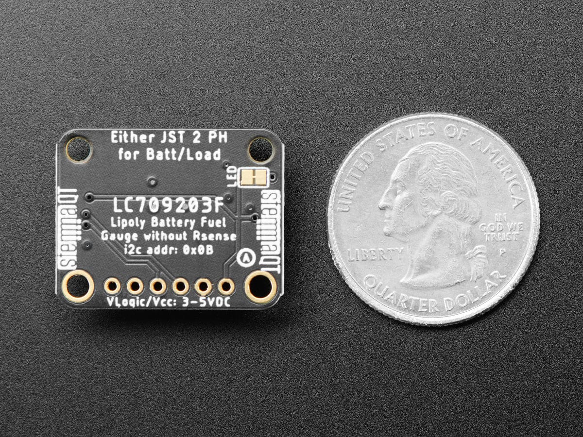Adafruit LC709203F LiPoly / LiIon Fuel Gauge and Battery Monitor (STEMMA JST PH & QT / Qwiic) - Image 6