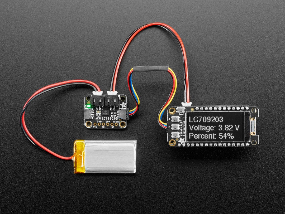 Adafruit LC709203F LiPoly / LiIon Fuel Gauge and Battery Monitor (STEMMA JST PH & QT / Qwiic) - Image 7