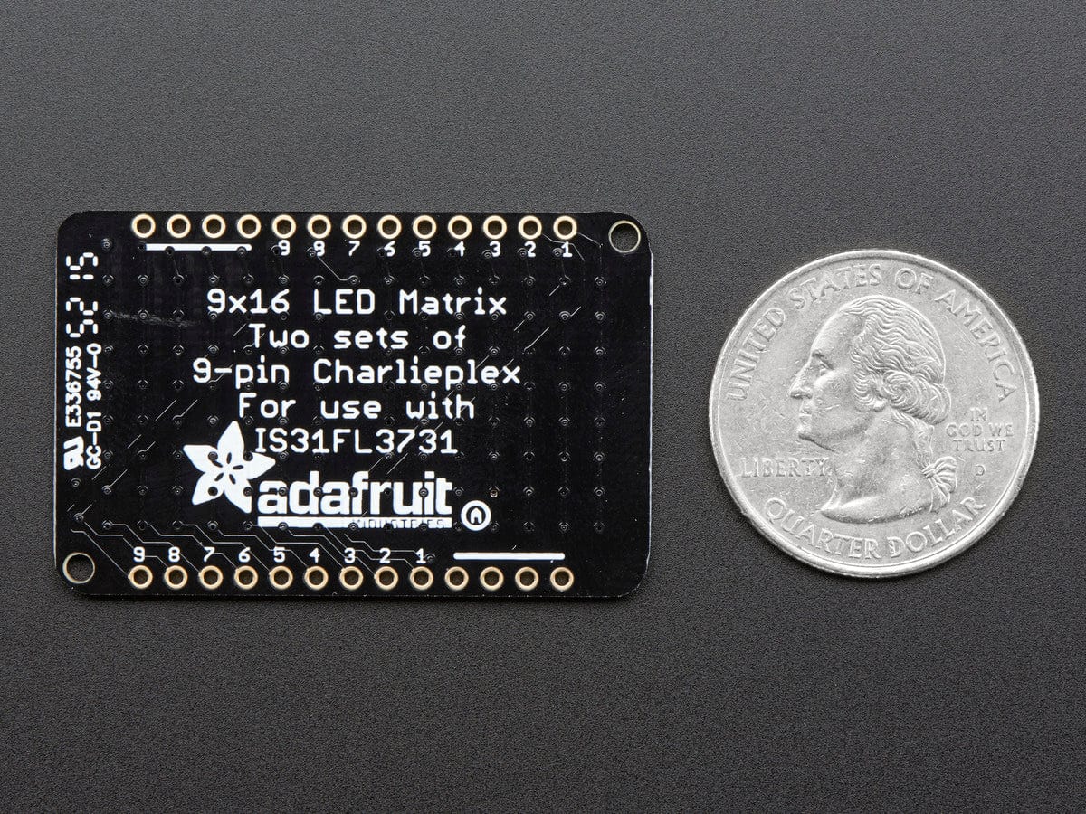 LED Charlieplexed Matrix - 9x16 LEDs - Cool White [Discontinued] - Image 4
