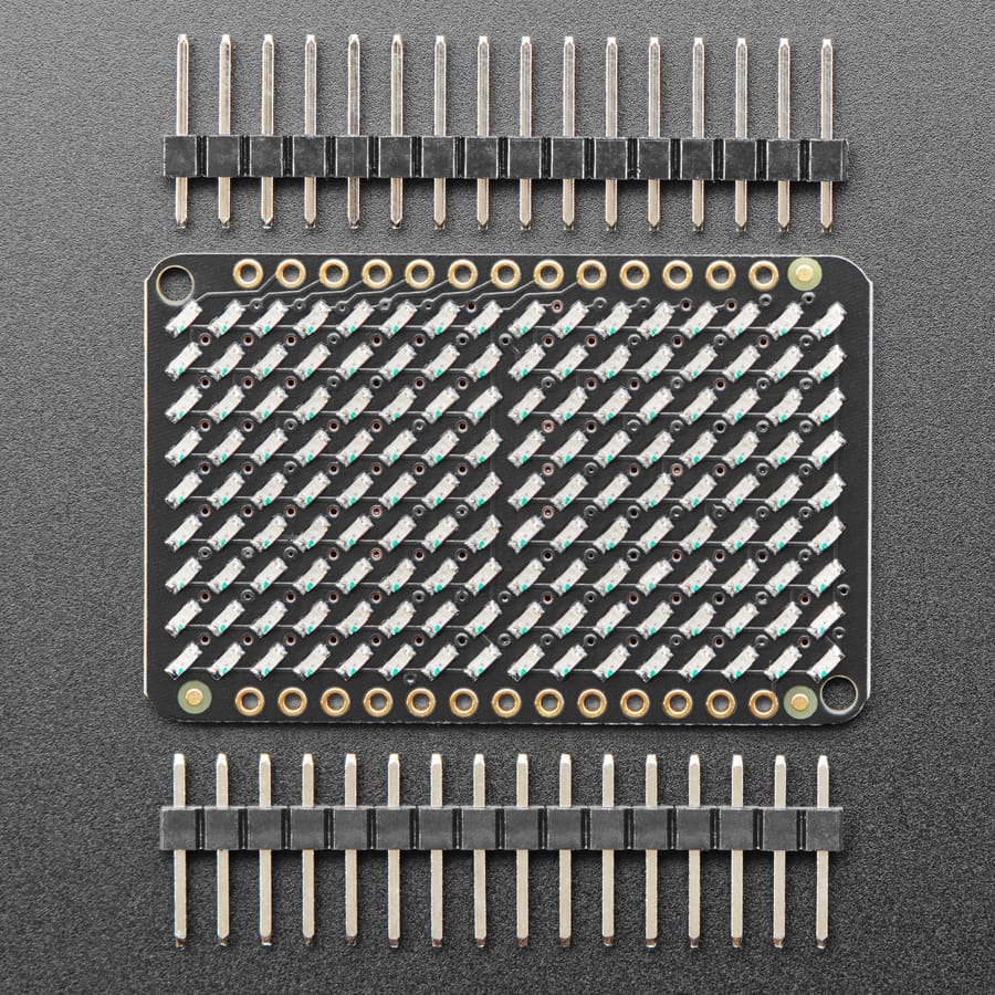 LED Charlieplexed Matrix - 9x16 LEDs - Red - Image 2