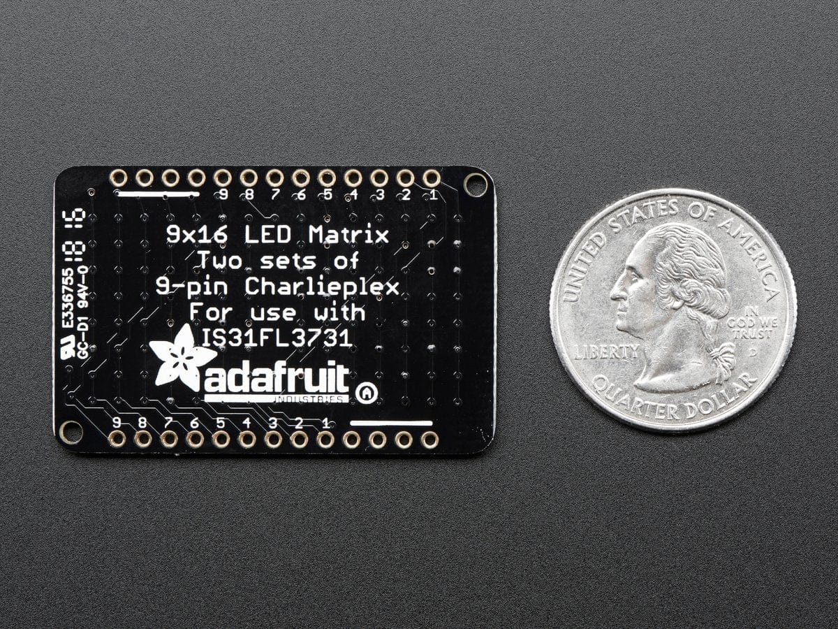 LED Charlieplexed Matrix - 9 x 16 LEDs - Warm White - Image 5