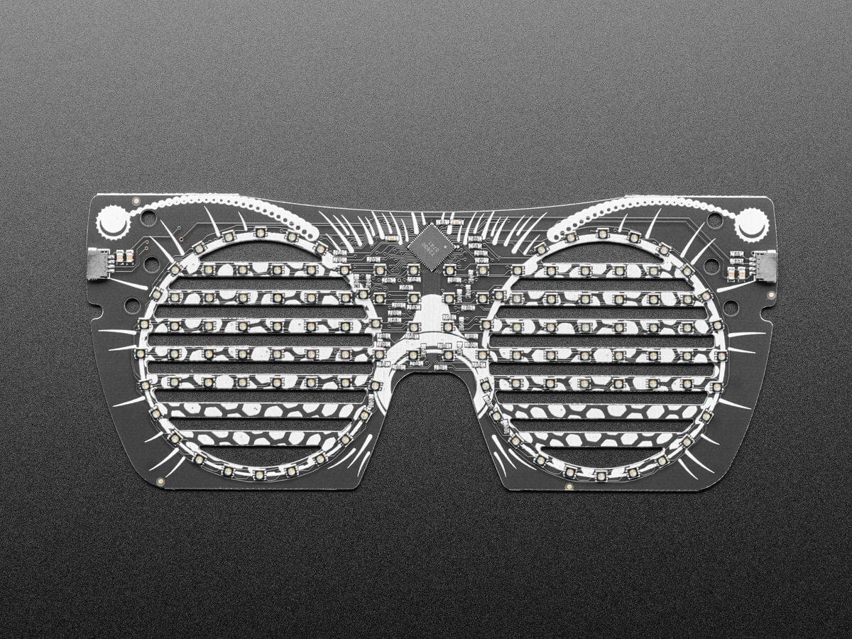 Adafruit LED Glasses Front Panel - 116 RGB LEDs with I2C Driver (STEMMA QT / Qwiic) [discontinued] - Image 3