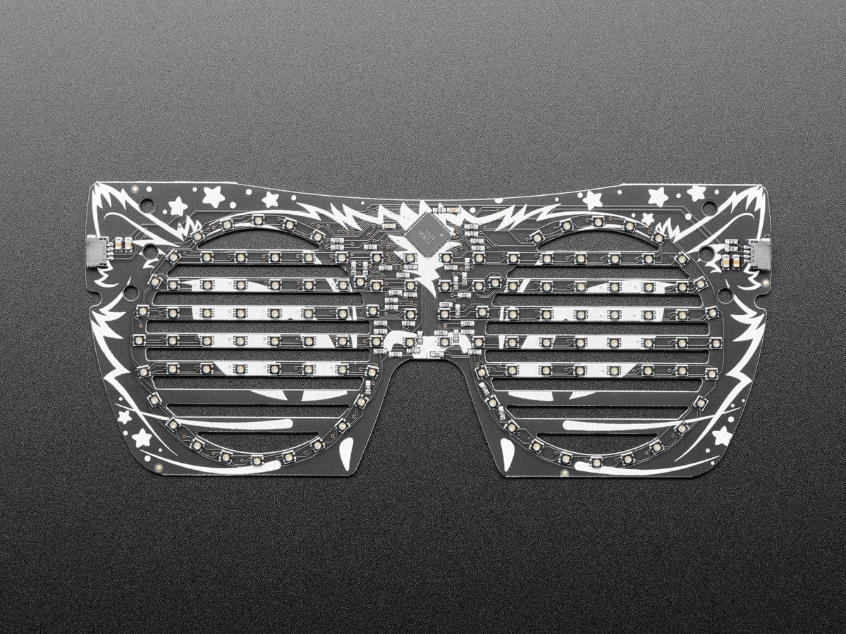 Adafruit LED Glasses Front Panel - 116 RGB LEDs with I2C Driver (STEMMA QT / Qwiic) [discontinued] - Image 4