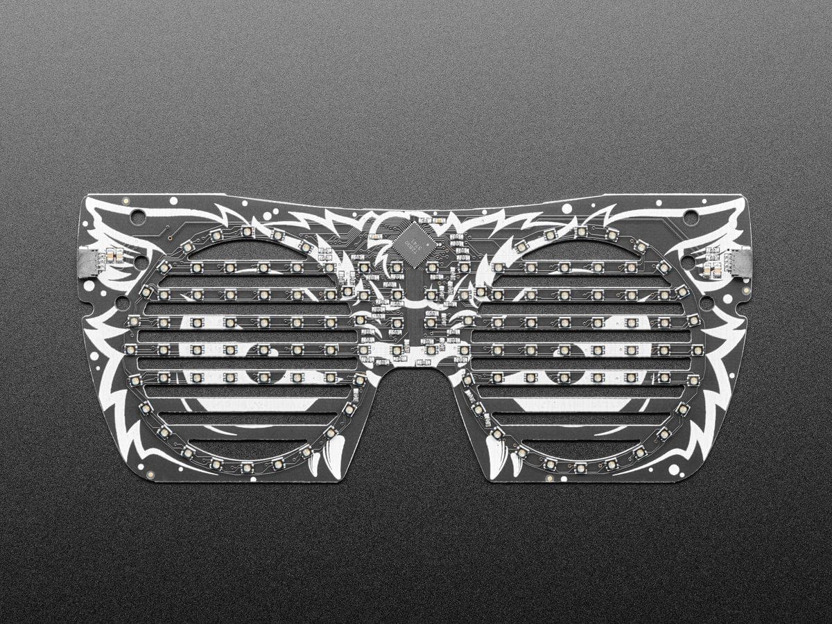 Adafruit LED Glasses Front Panel - 116 RGB LEDs with I2C Driver (STEMMA QT / Qwiic) [discontinued] - Image 5