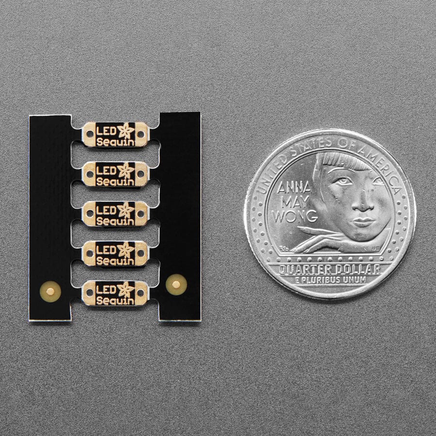 Adafruit LED Sequins - Cool White - Pack of 5 - Image 4