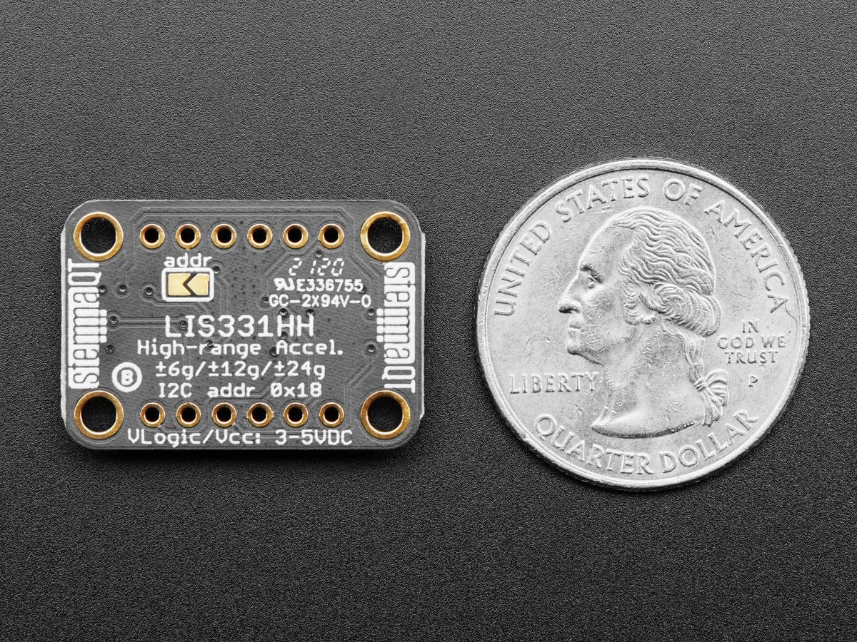 Adafruit LIS331 Triple-Axis Wide-Range ±24g Accelerometer (STEMMA QT / Qwiic) - Image 5