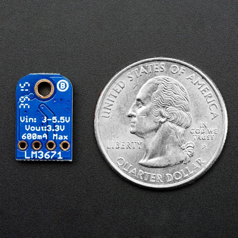 LM3671 3.3V Buck Converter Breakout  - 3.3V Output 600mA Max - Image 4