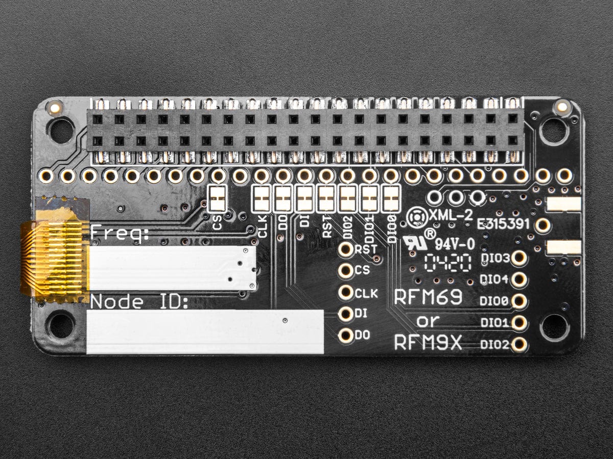 Adafruit LoRa Radio Bonnet RFM96W @ 433MHz (RadioFruit) - Image 4
