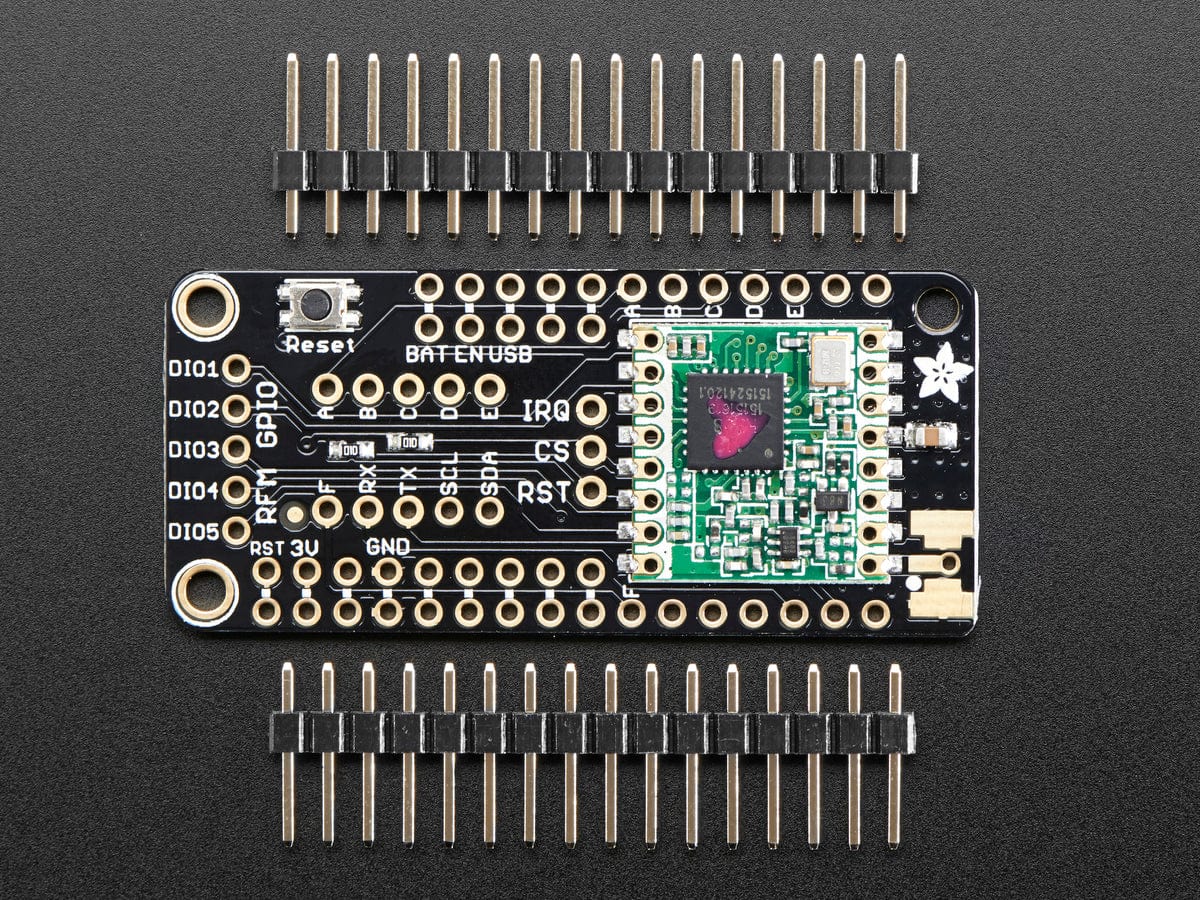 Adafruit LoRa Radio FeatherWing - RFM95W 433 MHz (RadioFruit) - Image 2
