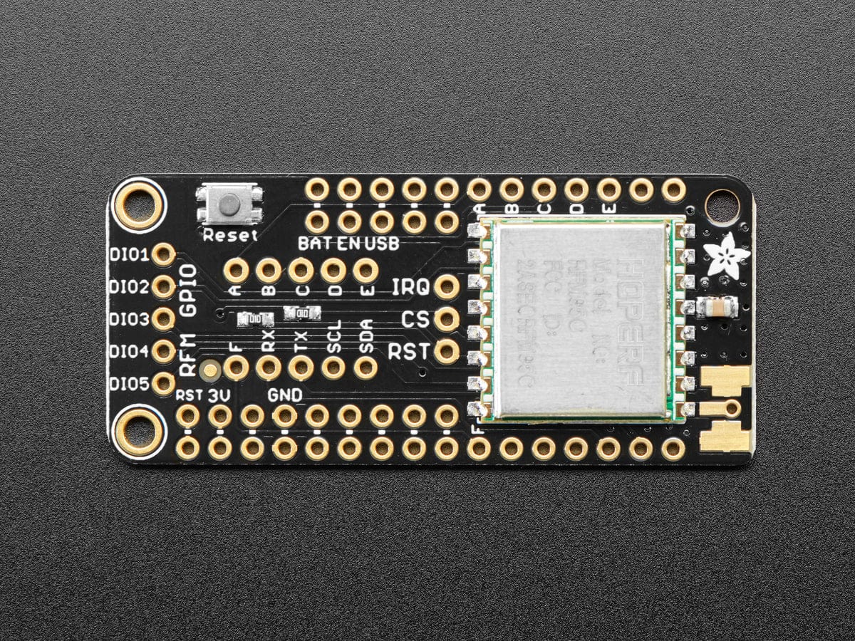 Adafruit LoRa Radio FeatherWing - RFM95W 900 MHz (RadioFruit) - Image 2