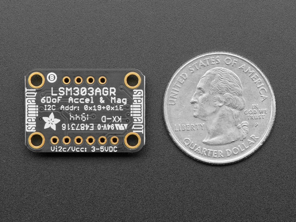 Adafruit LSM303AGR Accelerometer Magnetometer - STEMMA QT Qwiic - Image 3