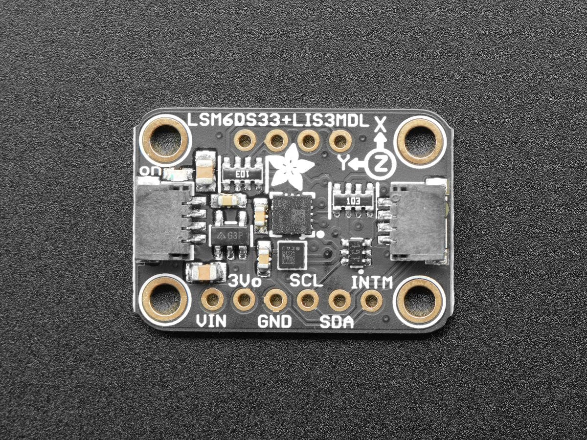 Adafruit LSM6DS33 + LIS3MDL - 9 DoF IMU with Accel / Gyro / Mag (STEMMA QT Qwiic) [Discontinued] - Image 2