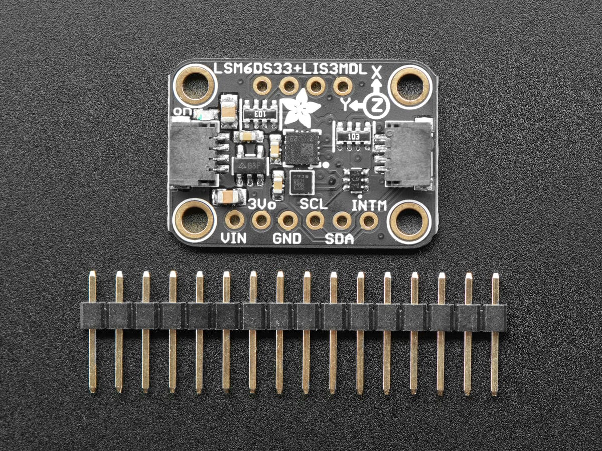 Adafruit LSM6DS33 + LIS3MDL - 9 DoF IMU with Accel / Gyro / Mag (STEMMA QT Qwiic) [Discontinued] - Image 4