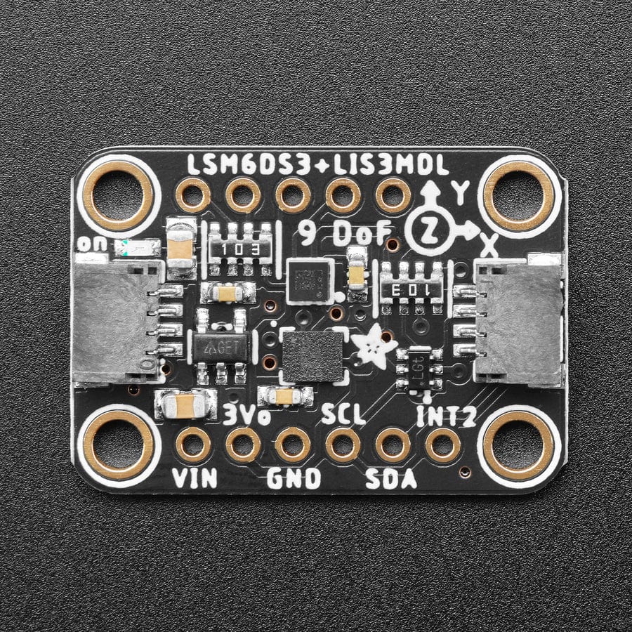 Adafruit LSM6DS3TR-C + LIS3MDL - Precision 9 DoF IMU - STEMMA QT / Qwiic - Image 3