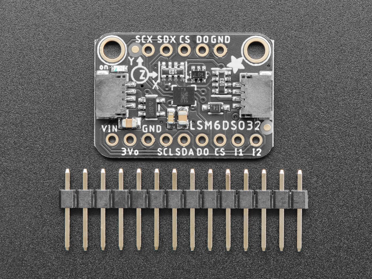 Adafruit LSM6DSO32 6-DoF Accelerometer and Gyroscope (STEMMA QT / Qwiic) - Image 3