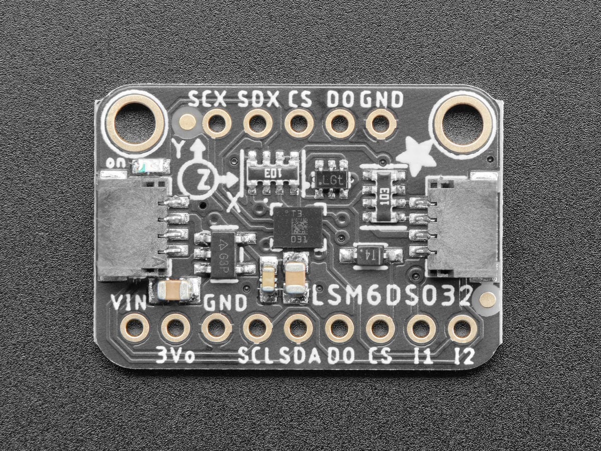 Adafruit LSM6DSO32 6-DoF Accelerometer and Gyroscope (STEMMA QT / Qwiic) - Image 5