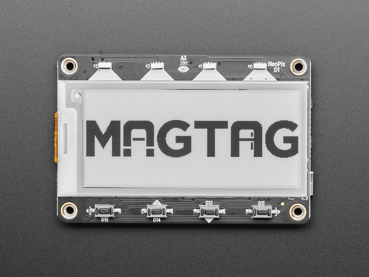 Adafruit MagTag - 2.9" Grayscale E-Ink WiFi Display - Image 3