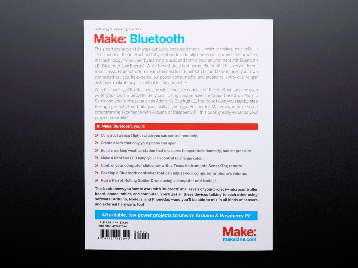 Make:Bluetooth Book Parts Pack - Book Not Included [discontinued] - Image 2