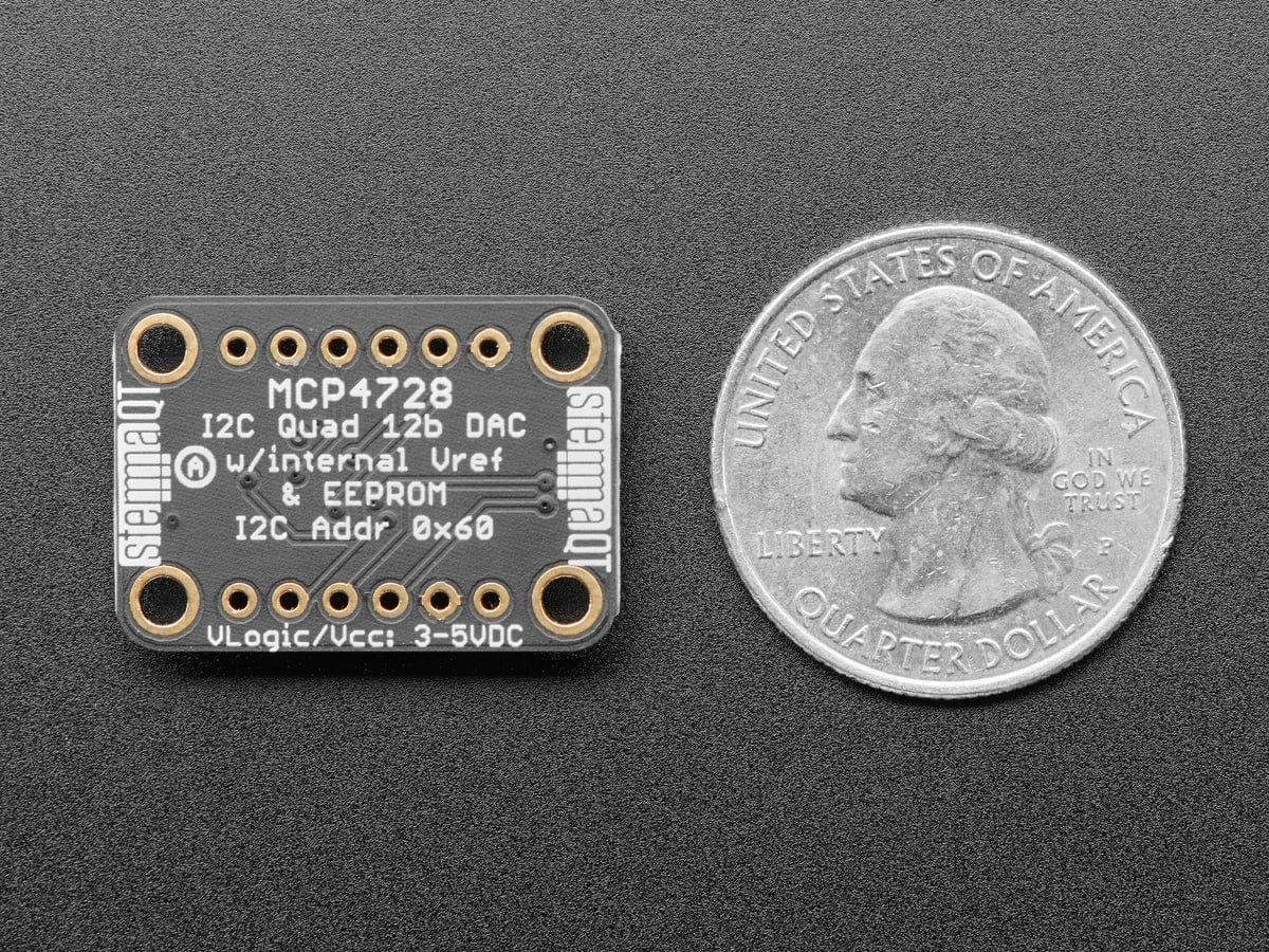 Adafruit MCP4728 Quad DAC with EEPROM (STEMMA QT / Qwiic) - Image 5