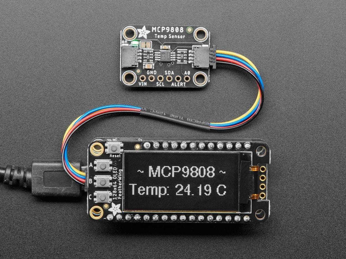 Adafruit MCP9808 High Accuracy I2C Temperature Sensor Breakout - Image 2