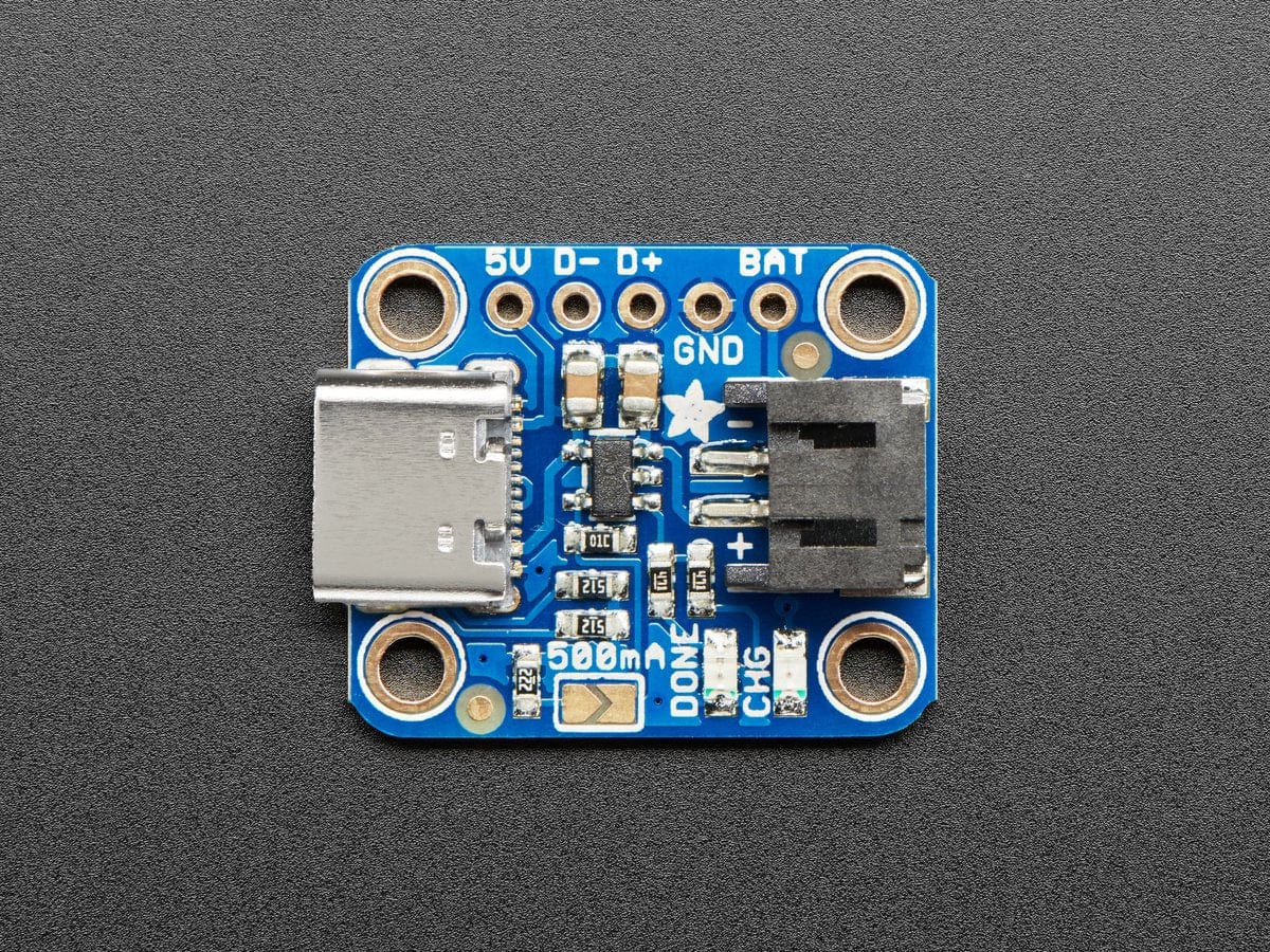Adafruit Micro-Lipo Charger for LiPoly Batt with USB Type C Jack - Image 3