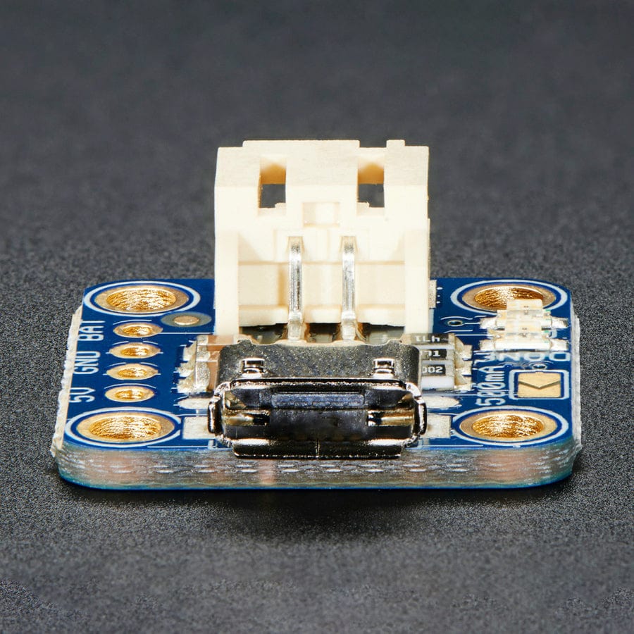 Adafruit Micro-Lipo Charger for LiPo/LiIon Batt w/MicroUSB Jack (v1) - Image 4