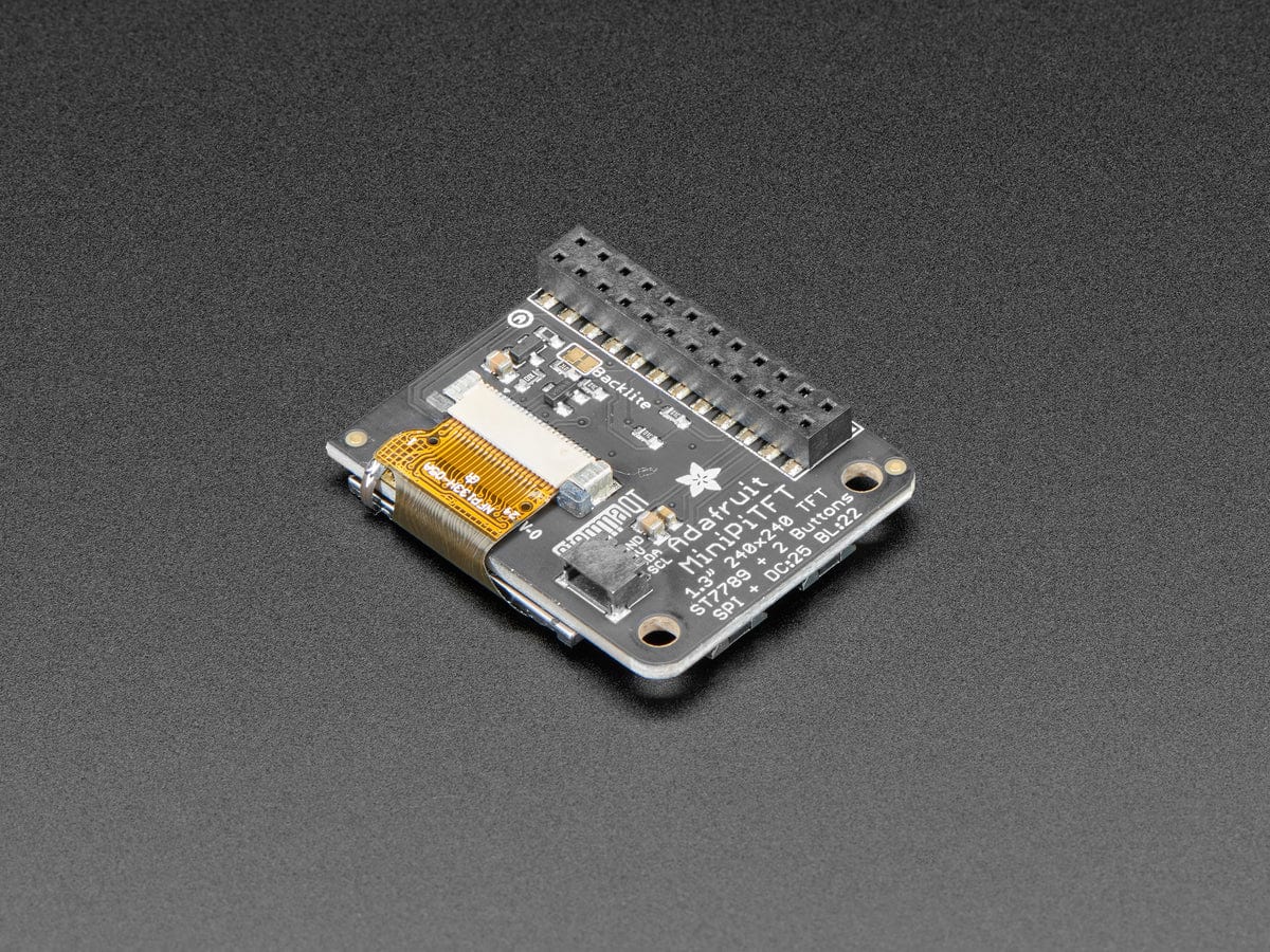 Adafruit Mini PiTFT 1.3" - 240x240 TFT Add-on for Raspberry Pi - Image 2