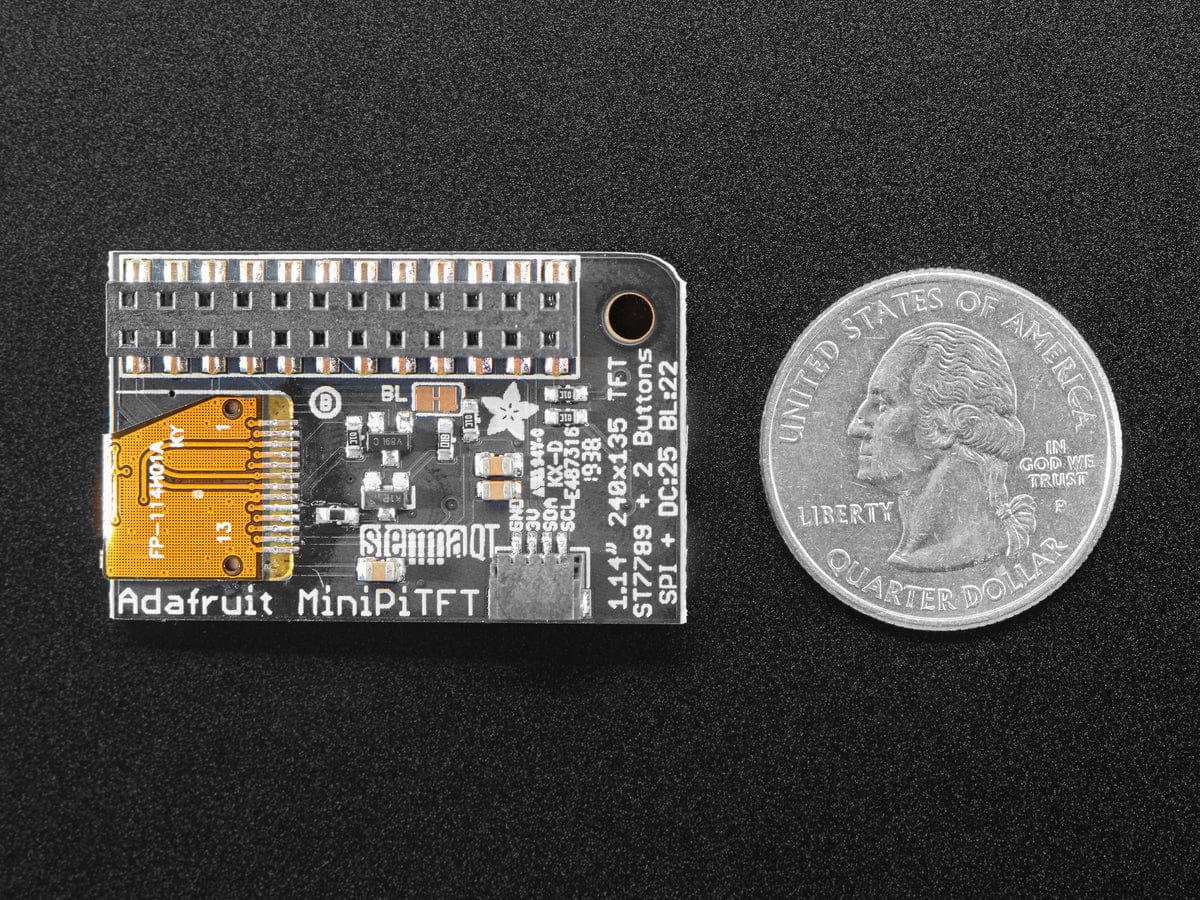 Adafruit Mini PiTFT - 135x240 Color TFT Add-on for Raspberry Pi - Image 4