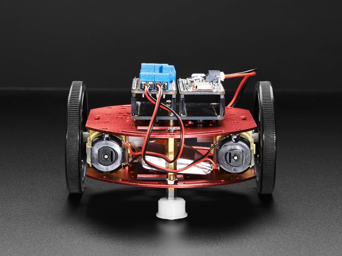 Mini Round Robot Chassis Kit - 2WD with DC Motors - Image 6