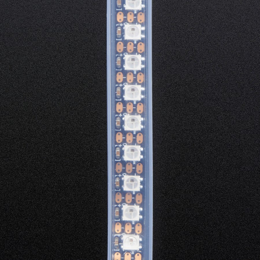 Adafruit Mini Skinny NeoPixel Digital RGB LED Strip - 144 LED/m (1m BLACK) - Image 2