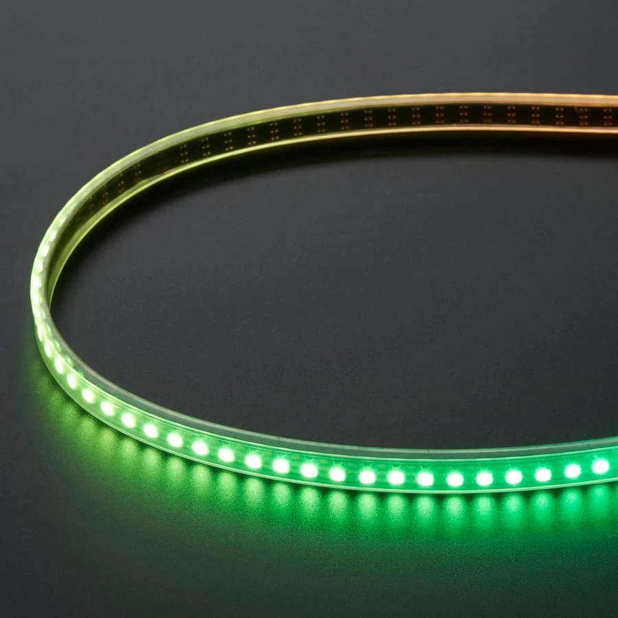 Adafruit Mini Skinny NeoPixel Digital RGB LED Strip - 144 LED/m (1m BLACK) - Image 3