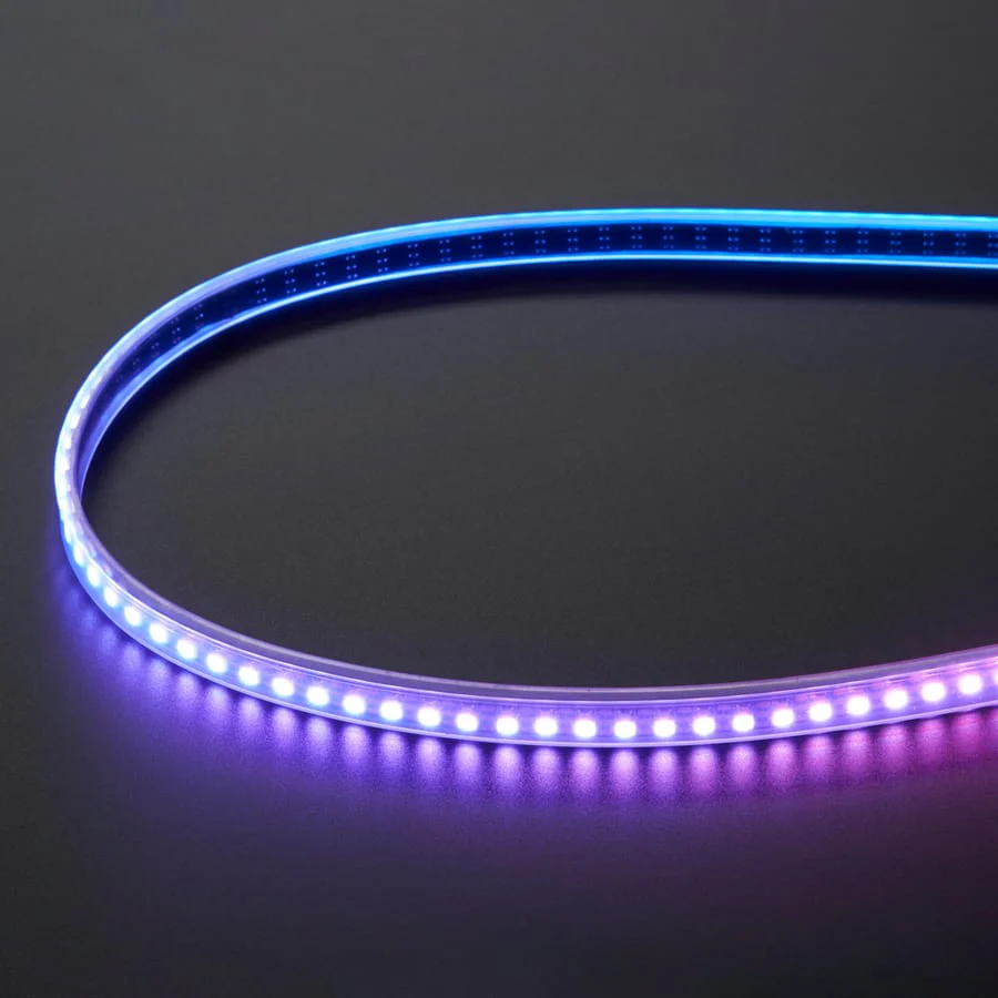 Adafruit Mini Skinny NeoPixel Digital RGB LED Strip - 144 LED/m (1m BLACK) - Image 5