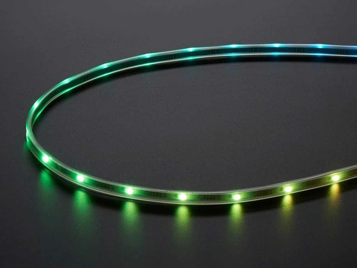 Adafruit Mini Skinny NeoPixel Digital RGB LED Strip - 1m 30 LED/m (WHITE) [Discontinued] - Image 5