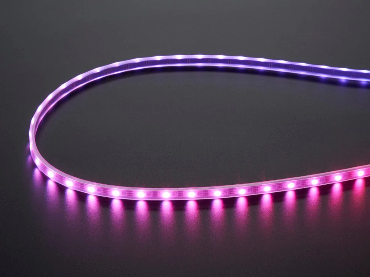 Adafruit Mini Skinny NeoPixel Digital RGB LED Strip - 1m 60 LED/m (WHITE) [Discontinued] - Image 3