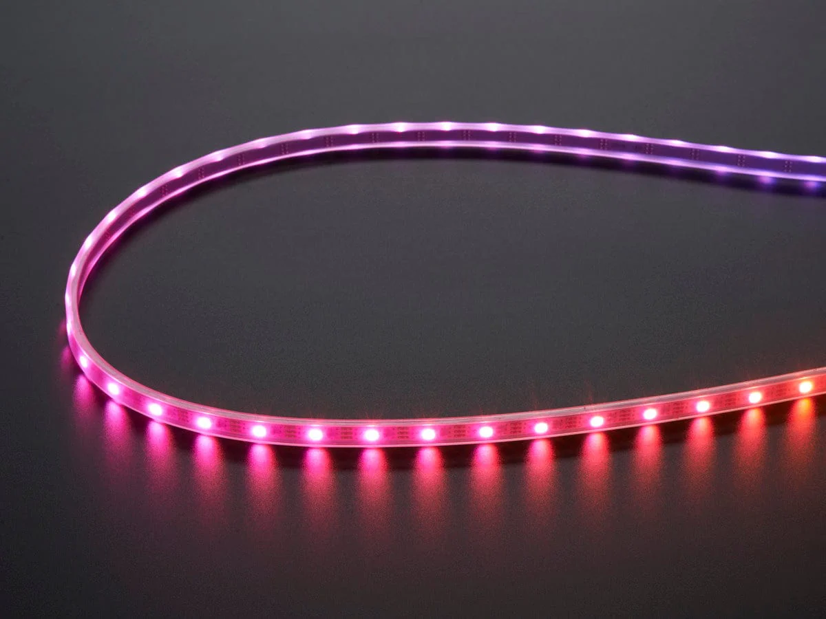 Adafruit Mini Skinny NeoPixel Digital RGB LED Strip - 1m 60 LED/m (WHITE) [Discontinued] - Image 4