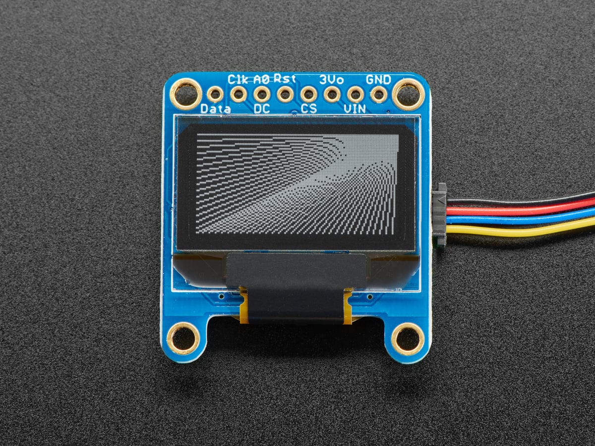 Monochrome 0.96" 128x64 OLED Graphic Display - STEMMA QT - Image 10