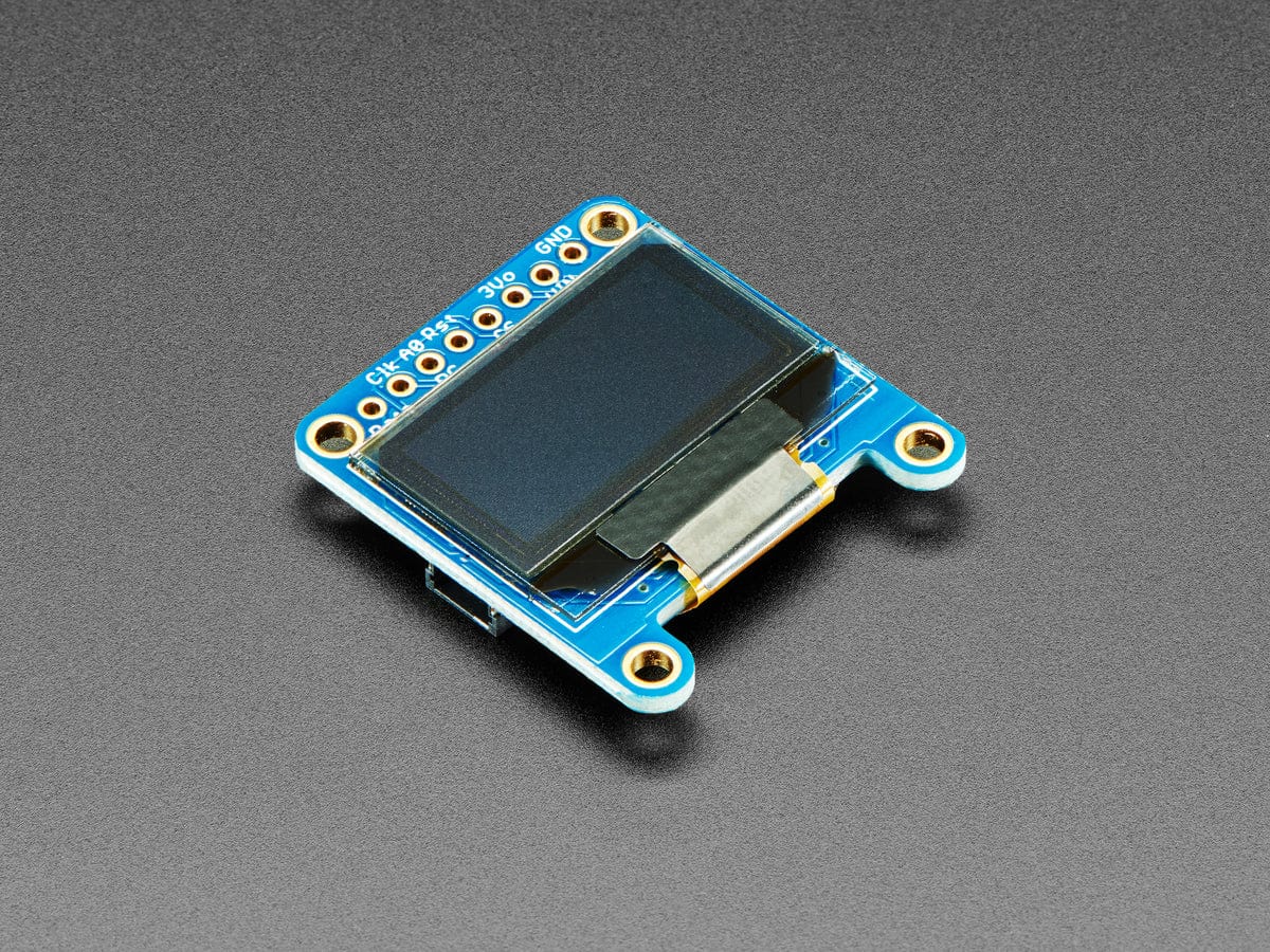 Monochrome 0.96" 128x64 OLED Graphic Display - STEMMA QT - Image 2