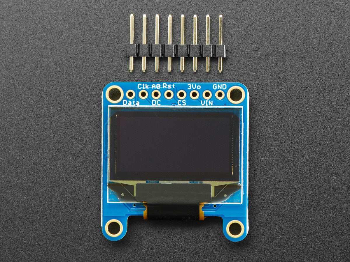 Monochrome 0.96" 128x64 OLED Graphic Display - STEMMA QT - Image 3