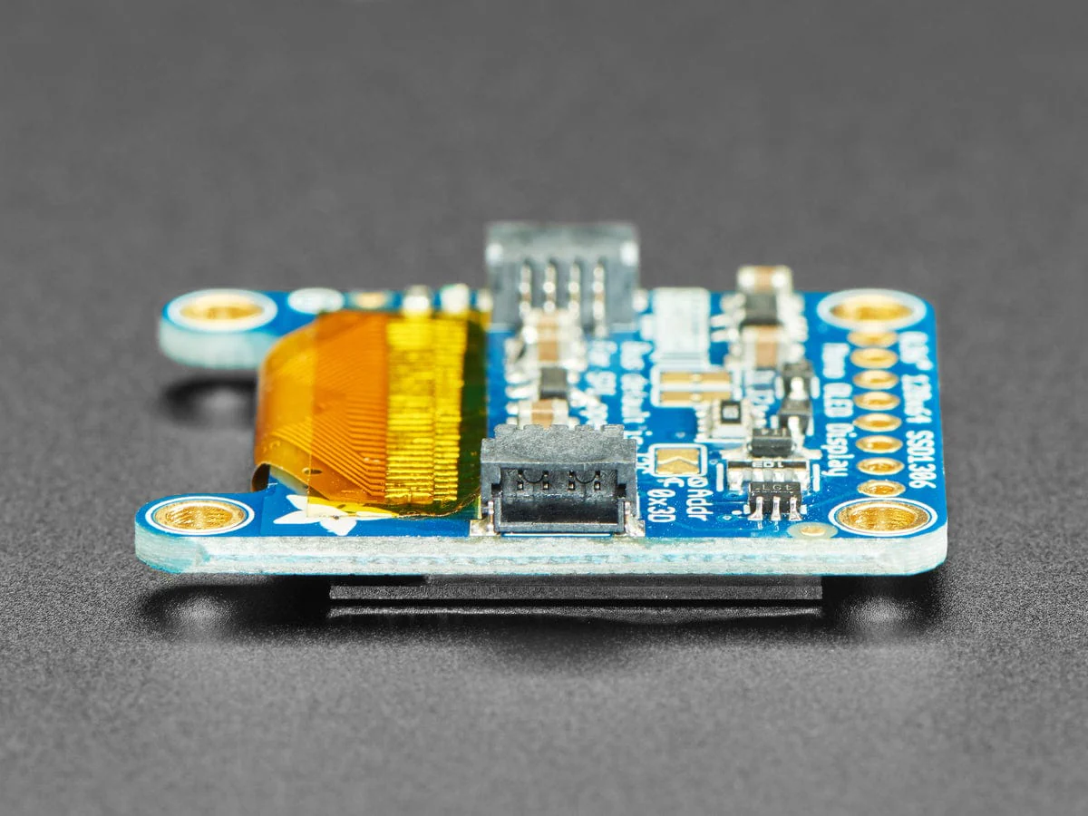Monochrome 0.96" 128x64 OLED Graphic Display - STEMMA QT - Image 4
