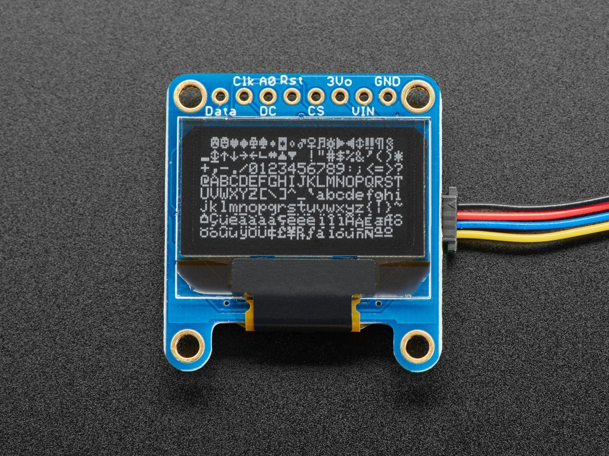Monochrome 0.96" 128x64 OLED Graphic Display - STEMMA QT - Image 6
