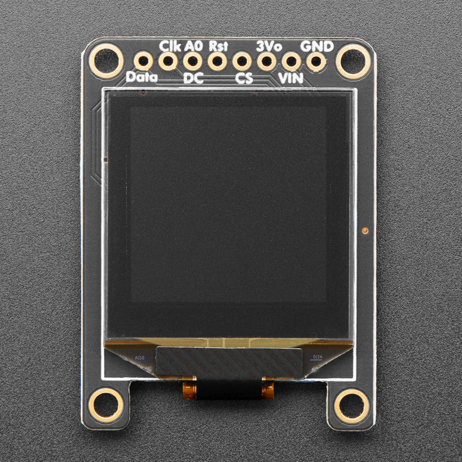 Adafruit Monochrome 1.12" 128x128 OLED Graphic Display (STEMMA QT / Qwiic) - Image 2