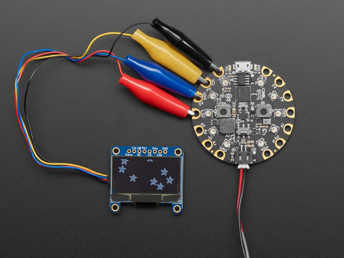 Monochrome 1.3" 128x64 OLED graphic display - STEMMA QT / Qwiic - Image 10