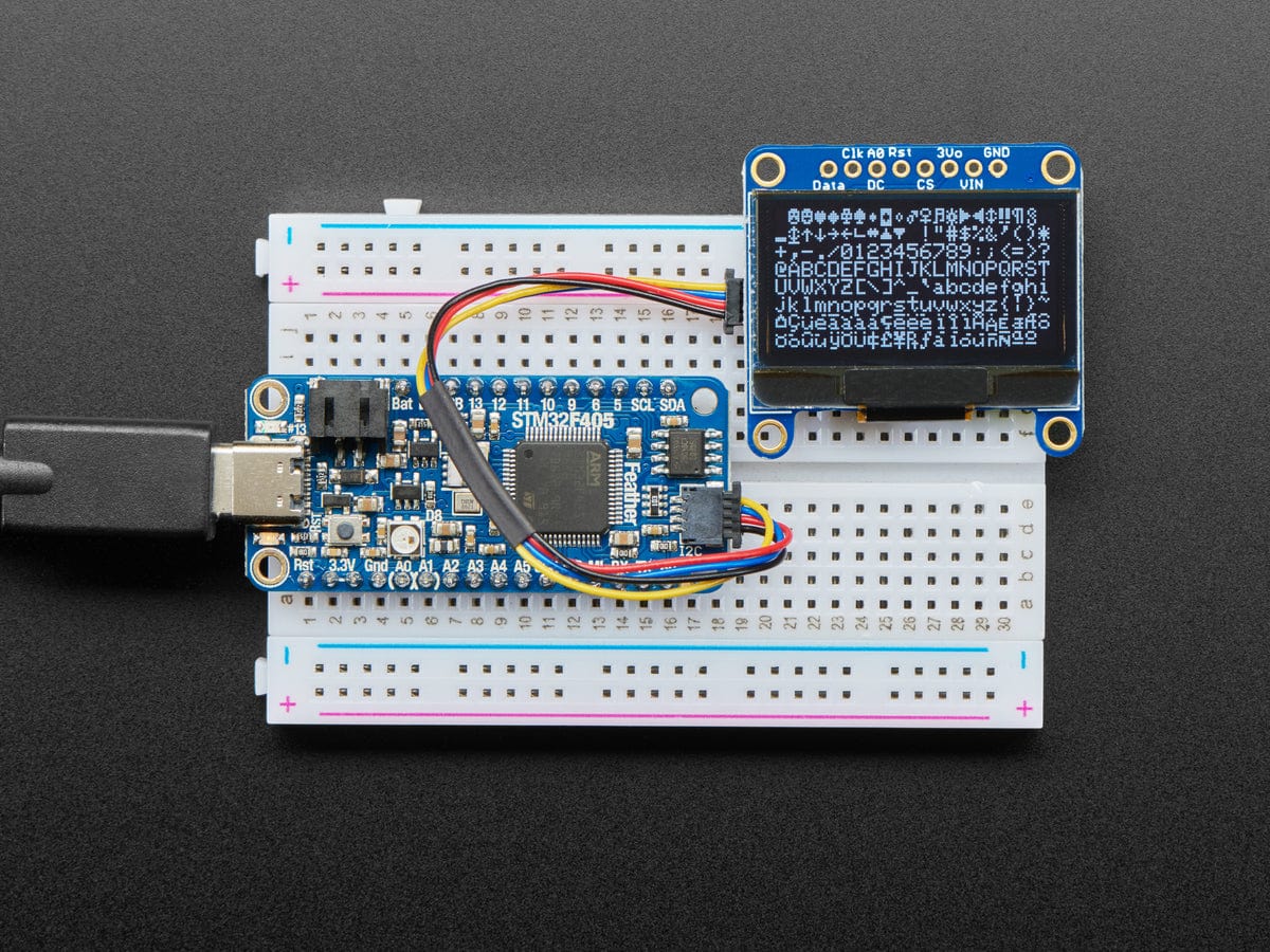 Monochrome 1.3" 128x64 OLED graphic display - STEMMA QT / Qwiic - Image 4