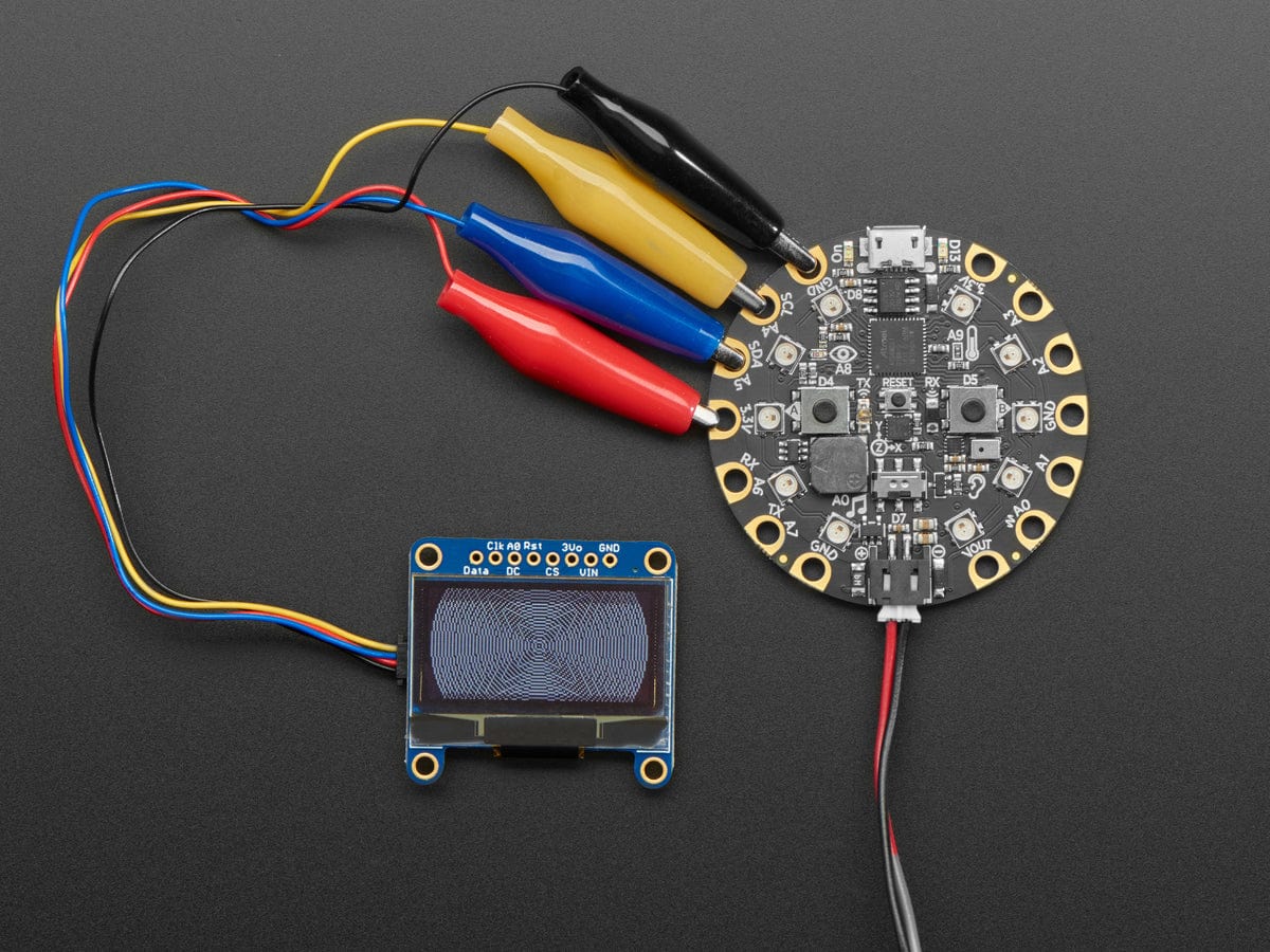 Monochrome 1.3" 128x64 OLED graphic display - STEMMA QT / Qwiic - Image 7
