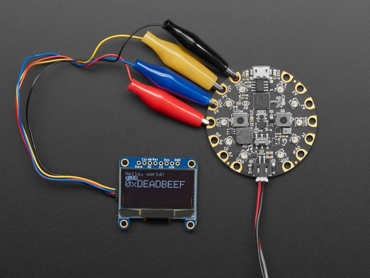 Monochrome 1.3" 128x64 OLED graphic display - STEMMA QT / Qwiic - Image 8