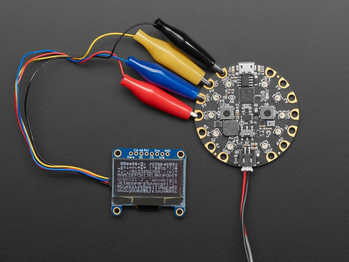 Monochrome 1.3" 128x64 OLED graphic display - STEMMA QT / Qwiic - Image 9